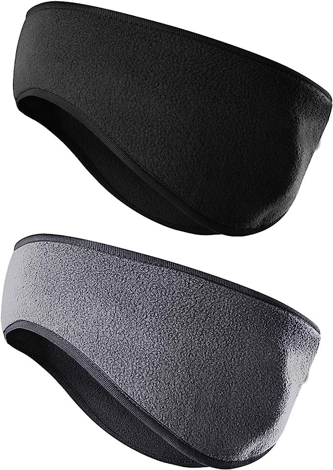 El Regalo 2 pcs Winter Ear Warmer Unisex Winter Headbands for Teens, Men, Women