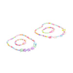 El Regalo 4 PCs Kids Beads Jewelry Combo Sets - Kids Beads 2 Necklace & 2 Bracelets Jewelry Sets for Girls & Toddlers (Option-4)