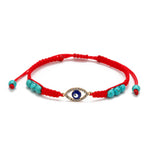 El Regalo With Evil Eye Evil Eye Bracelet For Unisex Adult (red & Turquoise)