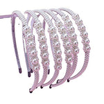 El Regalo Pearl Beads Decoration Plastic Hair Band for Kids, Girls and Women (Layered Pearls Hairband)