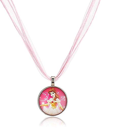 El Regalo 1 PC Cute & Princess Girls Kids Jewelry | Sophia, Cindrela, Belea, Frozn, El-sa, An-na & Olef Pendant Necklaces for Girls Kids: Christmas Gift for Girls Kids (Beela Princess)