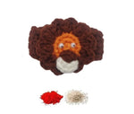 El Regalo Kids Rakhi- 1PC beautiful Hand Knitted Animals Kids Rakhi with, Rakhi Card in Rakhi Gift Box- Unique Adjustable, Soft, Knitted Rakhi for Babies/Toddlers/Kids (Tiger Knitted Rakhi)