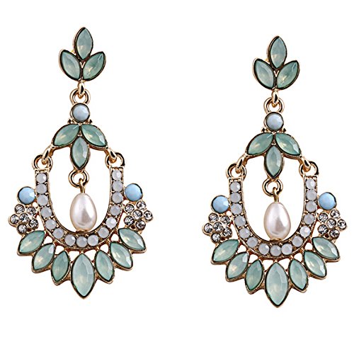 El Regalo Fashion Earrings for Girls & Women | Imitation Stones Earrings with Pearls for Girls & Women | Gift For Girls