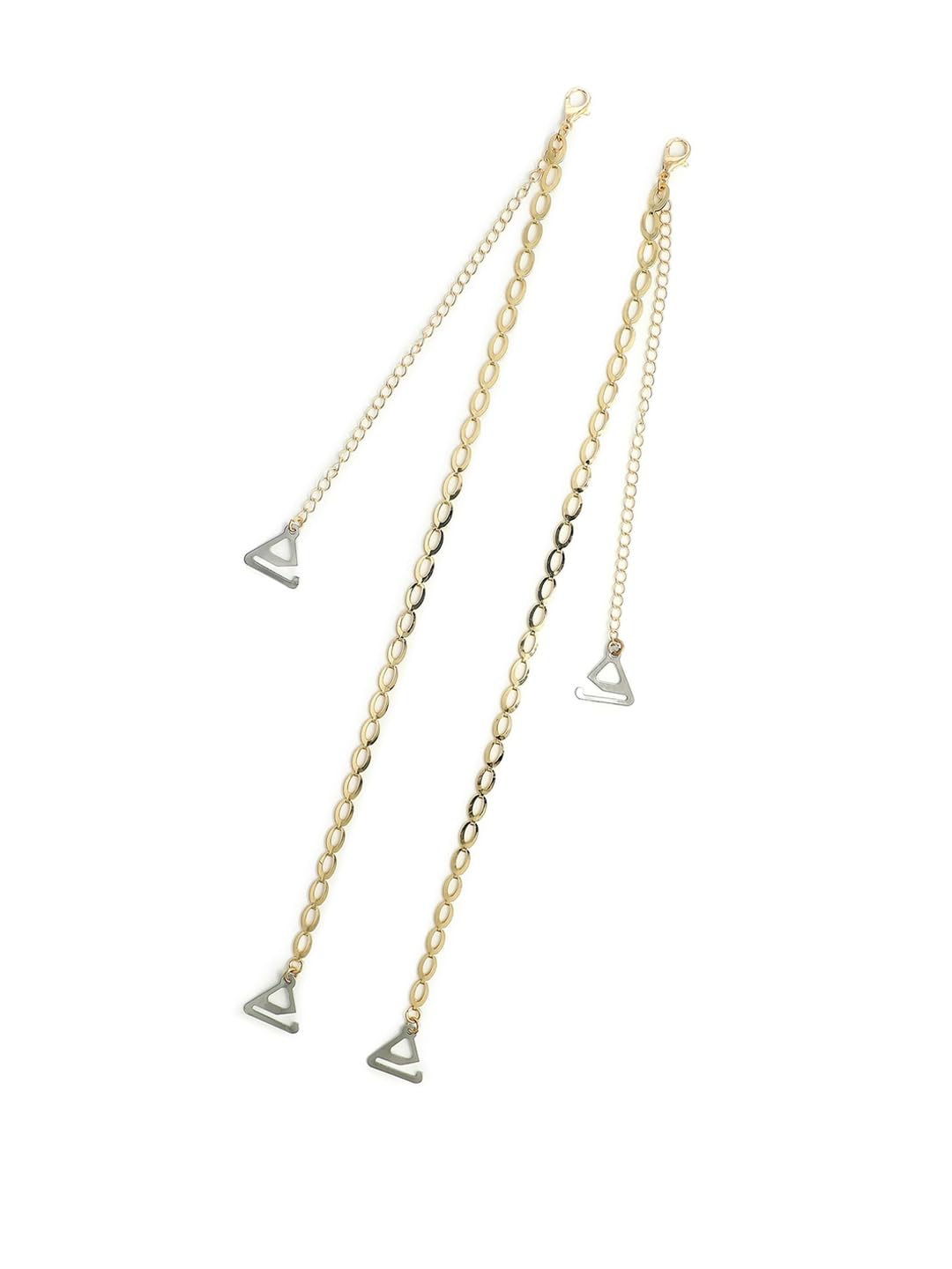 El Regalo Gold-toned Linked Chain Bra Strap & Extenders