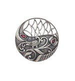 El Regalo Vintage Filigree Peacock Adjustable Finger Ring For Girls/Women - Oxidized Metal