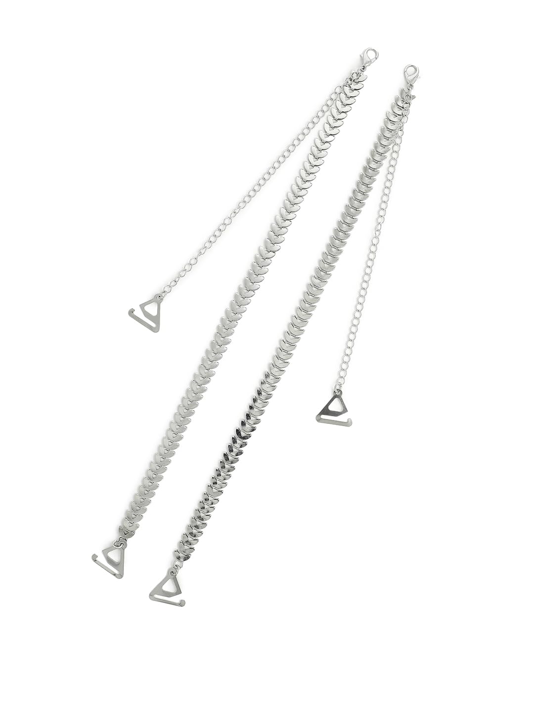 El Regalo Silver-Toned Bra Straps and Extender