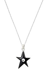 El Regalo 1 PC Evil Eye Enamel Protection Unisex Necklace for Men/Women | Fashion Evil Eye Necklace (Star Evil Eye Necklace)