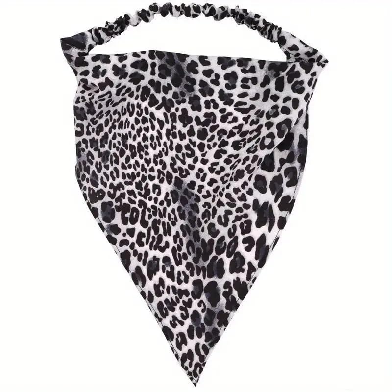 El Regalo Scarf Bandana Headbands for Girls & Women- Elastic Bandanas Triangle Hairband Boho Scarf Headband Headwear Hair Accessory (Option-2, One Size)