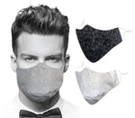 El Regalo 2 Large/Plus Size Cotton Face Mask | (Set of 2) Plus size masks with adjustable earloops | Plus Size 3 Layers Soft Cotton Masks | Reusable, Breathable and Washable (Color Option- 4)