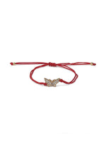 El Regalo Unisex-Adult Minimalist Evil Eye Bracelets - Simple & Elegant Designs in Butterfly, Hamsa Hand, and Charm (Red Butterfly Evil Eye)