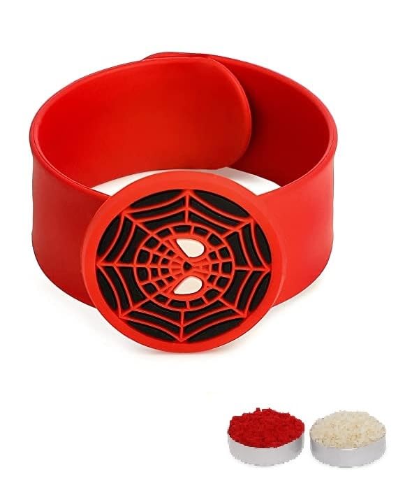 El Regalo 1 PC Superhero Slap Bands Rakhi for Little Brother/Nephew/Niece- Super Hero Rakhi Combo with 1 Slap Band Rakhi, shagun & Rakhi Message Card (Spiderman Slap Band Kids Rakhi)