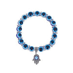 El Regalo Evil Eye Hamasa Hand Bracelets | Evil Eye Hamasa Hand Bracelet to Protect from Buri Nazar (Blue) For girls