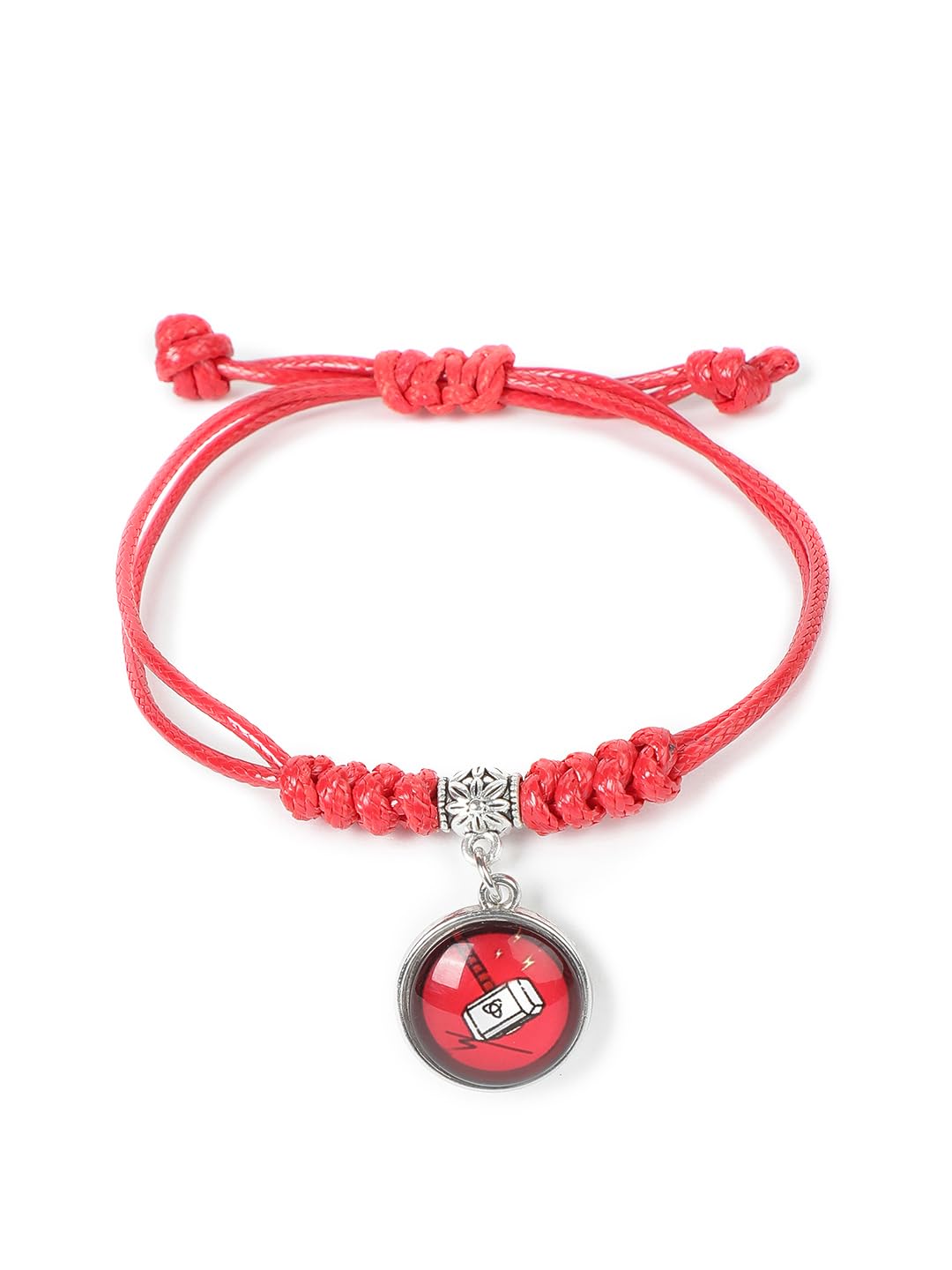El Regalo Kids Superhero/Cartoon Character Unisex Bracelets for Girls & Boys (Red Hammer)