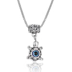 El Regalo 1pc Evil Eye Protection Pendant Necklace for Kids/Girls/Boys/Men/Women (Turtle Evil Eye)