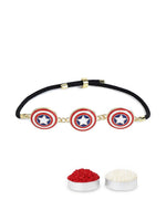 El Regalo Unique Kids Avenger Rakhi for Brother- Designer Superhero Adjustable Bracelet Rakhi for Brother with Roli Chawal in Rakhi Gift Box