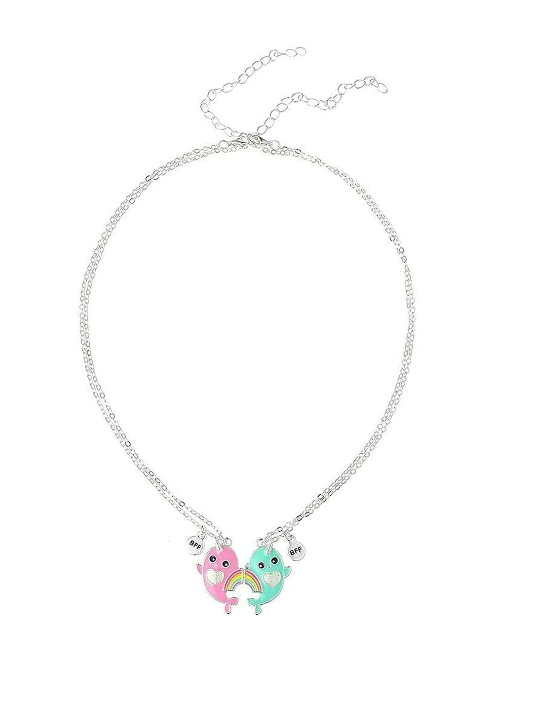 EL REGALO Unisex Kids Silver-Plated Necklace