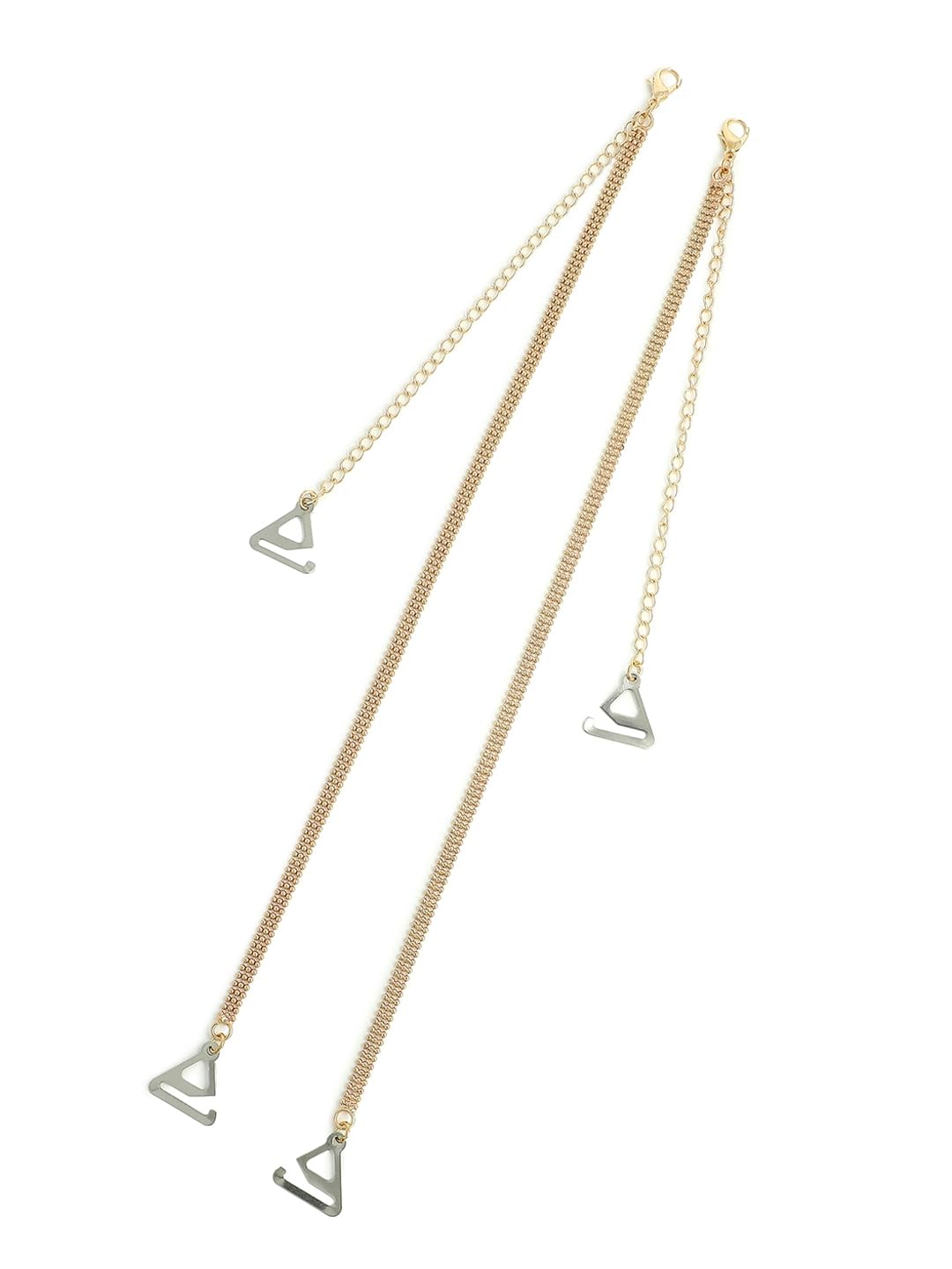 El Regalo Women Set Of 2 Gold-Toned Bra Straps
