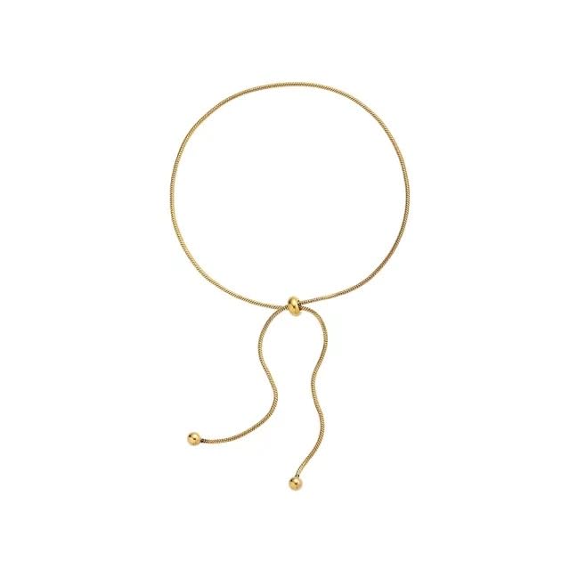 El Regalo LUXE ROPE ANKLET- Anti Tarnish Anklet cum Bracelet- Sleek & Fancy Stainless Steel, Waterproof, Adjustable Golden color, suitable for Girls & Women