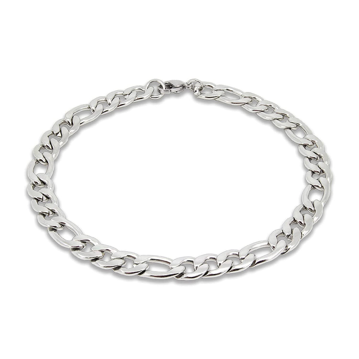 El Regalo Stainless Steel Cuban Chain Bracelet for Men | Jewelry Gift for Him (7.9mm Width)