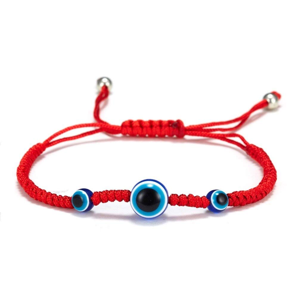 El Regalo Lucky Kabbalah Blue Turkish Evil Eye Charm Unisex Bracelet to Ward Off The Evil Eye (Style-1)