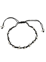 El Regalo 1 PC Boho Macrame Adjustable Oxidized German Silver Bead Nazabattu Anklet for Girls & Women- 1 Leg Bohemian Tribal Thread Anklet (Bird Nazarbattu Anklet)