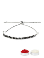 El Regalo Cute & Fancy Baby Evil Eye Nazaria Bracelet Rakhi with Roli Chawal, Rakhi Message Card in Rakhi Gift Box - Kids Evil Eye Adjustable Chain Rakhi (Baby Nazaria Rakhi)