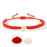 El Regalo Red Ethnic Rakhi Dori Unisex Rakhi-Adults - K letter