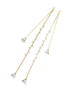 El Regalo Women Silver & Gold-Toned Stone-Studded Bra Straps