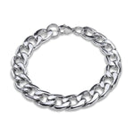 El Regalo Stainless Steel Cuban Chain Bracelet for Men | Jewelry Gift for Him (7mm Chain Width)