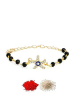 El Regalo Nazaria Rakhi for Kids/Baby Brother - Cute Evil Eye Rakhis for Babies/Toddlers with shagun, Rakhi Message Card in Rakhi Gift Box (Style-10)