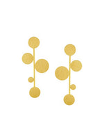 El Regalo Statement Pearls Earrings in matt Finish- Gold Plated Natural Pearls Classy Stud Earrings for Girls & Women (Option-1)