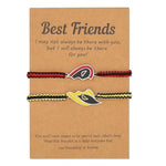 El Regalo Unisex 2PCs Best Friend Bracelets Set- Best Friend/BFF Friendship Matching Bracelets Combo