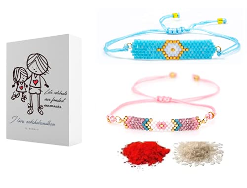El Regalo Evil Eye Bracelet For Unisex Adult (blue)