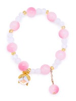 El Regalo Dreamy Gradient Colorful Beaded Bracelets with Cute Charms for Girls & Women (Style-5)