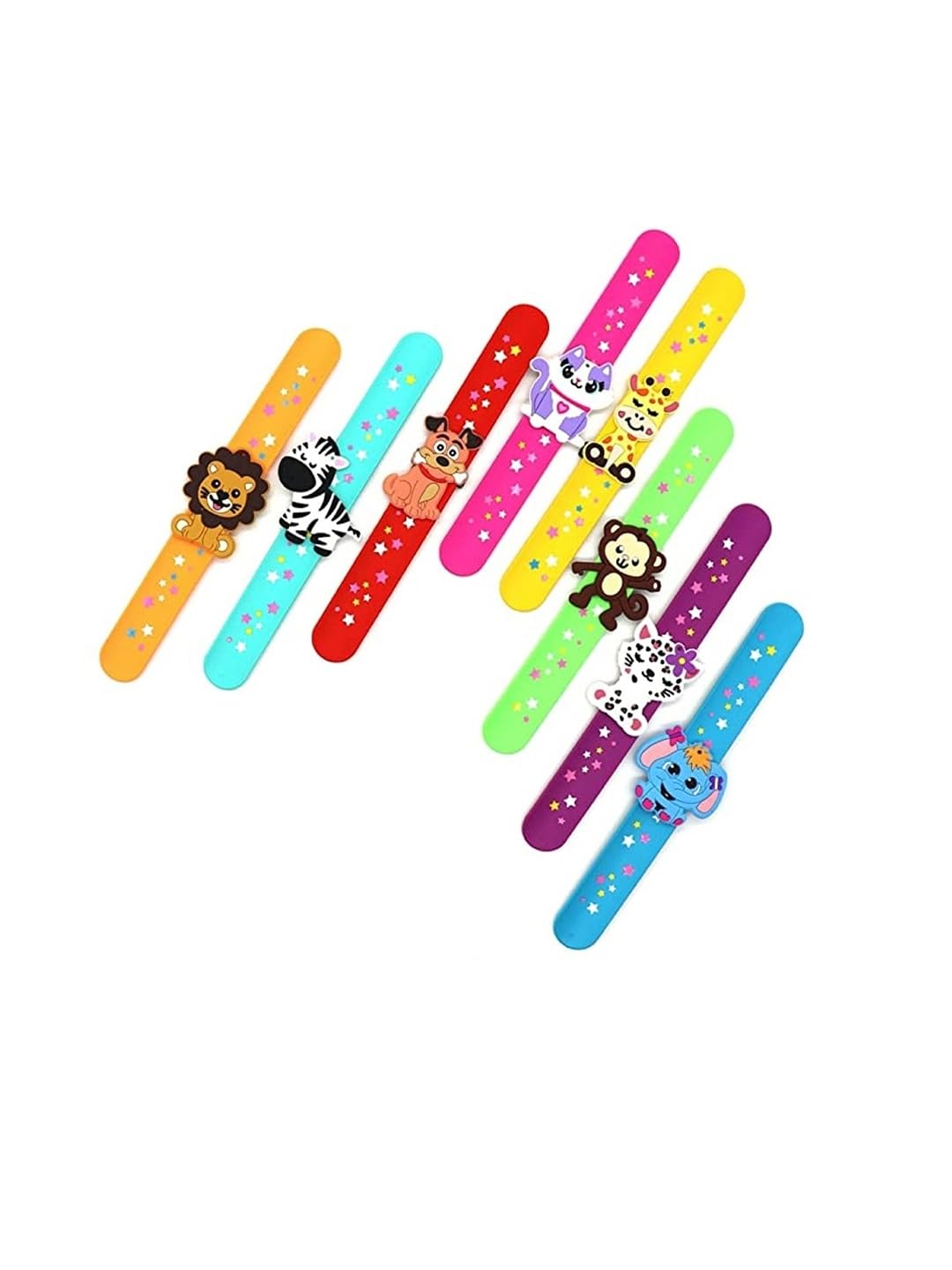 EL REGALO Unisex Kids Pack of 8 Wraparound Bracelet