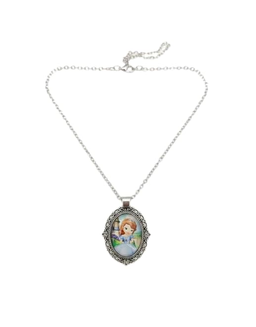 El Regalo Enchanted Tales Princess Pendant Necklace for Girls & Toddlers - Magical Character Jewelry for Birthdays, Parties & Gifting (Style-17)