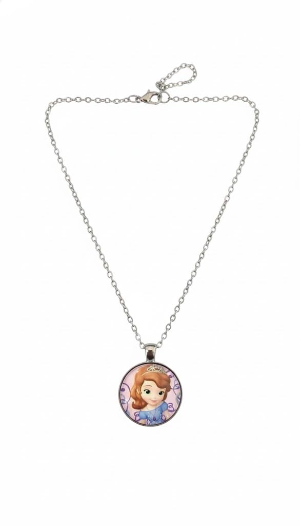 El Regalo Enchanted Tales Princess Pendant Necklace for Girls & Toddlers - Magical Character Jewelry for Birthdays, Parties & Gifting (Style-15)