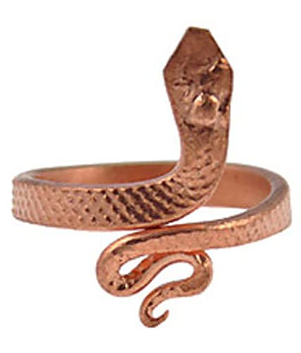 El Regalo Pure Copper Snake Ring- Spiritual/Healing Snake Ring for Kaal Sarp Dosh