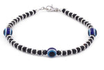 El Regalo Evil Eye Hamsa Black Beads Nazaria Bracelet - 1 PC Evil Eye Fashion Nazarbattu Bracelet for Women & Girls (Nazaria Bracelet 2)