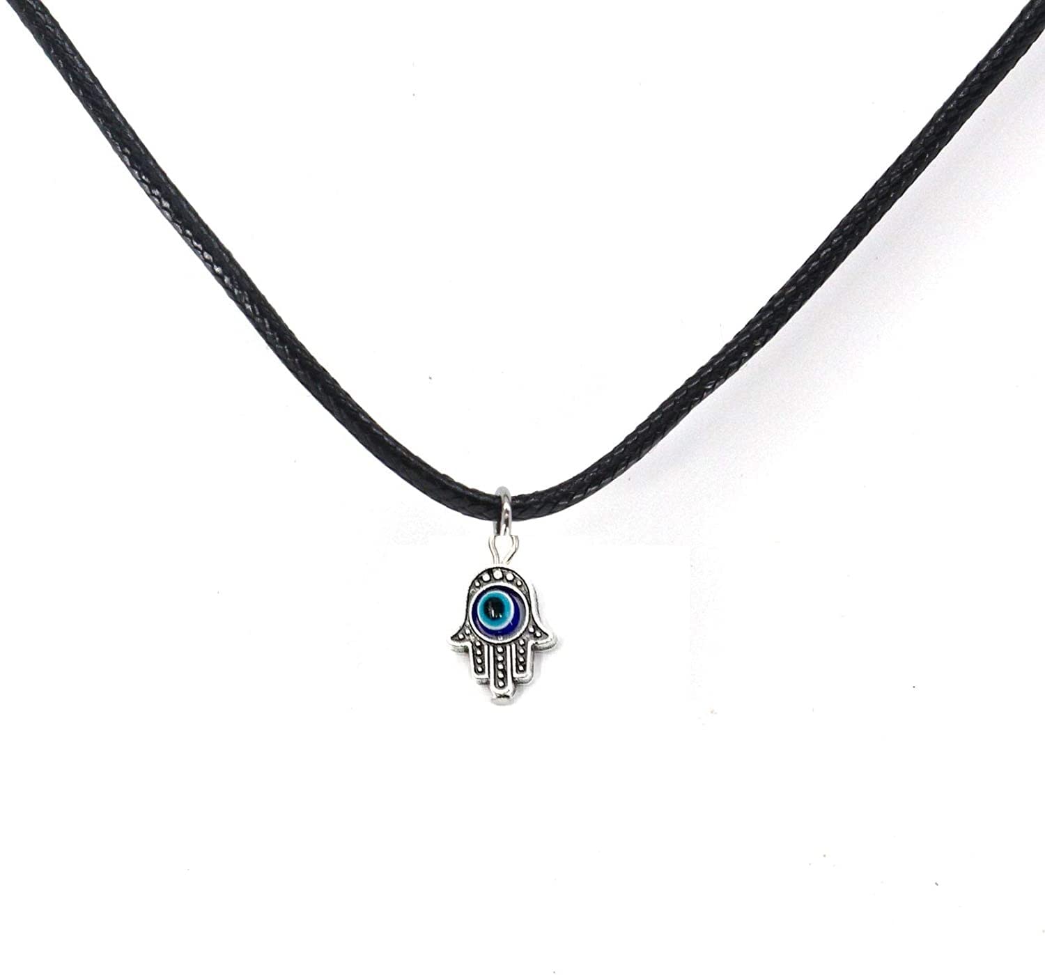 El Regalo Evil Eye Hamsa Hand Pendant Necklace for Girls & Women | Evil Eye Necklace Third Blue Eyes Amulet Protection Pendant for Girls & Women (Evil Eye Hamsa Hand)