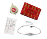 El Regalo 1 PC Hamsa Hand Evil Eyes Chain Bracelet - Fancy Evil Eye Hamsa Hand Chain Bracelet (Silver Hamsa Hand)
