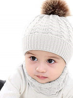 EL REGALO Unisex Kids White Beanie