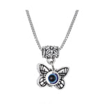 El Regalo 1pc Evil Eye Protection Pendant Necklace for Kids/Girls/Boys/Men/Women (Butterfly Evil Eye)
