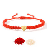 El Regalo Red Ethnic Rakhi Dori Unisex Rakhi-Adults - H letter