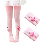 El Regalo Kids Girls Baby Ballet Dance Princess Tights Stockings Pantyhose | 1 pair | Princess Cotton Legging Stocking Pants Socks (Pink Large (7-9 Years))