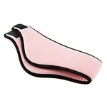 El Regalo 1 PC Fleece Ear Warmer Unisex Sports Headband with Velcro, Cozy Fleece Ski Ear Muff Stretch Winter Earmuff Headband Hair Band Running Headband for Men & Women (Pink)
