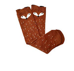 El Regalo Girls Casual Cotton Cartoon Warm Socks/Tights (Brown) | Socks