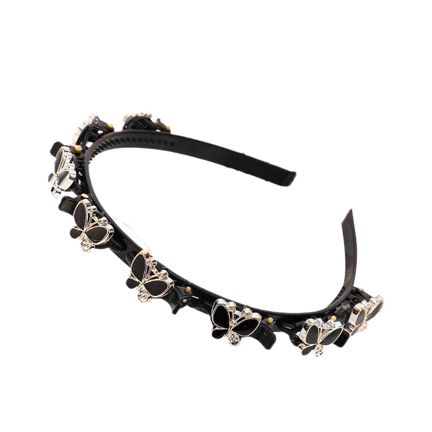 El Regalo Sparkle Glitter Sequin Stretch Headband for Babies, Kids & Teens (Silver)