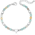 El Regalo Beautiful Inspirational Tiny Gemstone Bracelets- Sometimes You Forget You're Awesome
