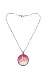 El Regalo Enchanted Tales Princess Pendant Necklace for Girls & Toddlers - Magical Character Jewelry for Birthdays, Parties & Gifting (Style-23)